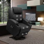 Comfort Recliner Chair with Massage & Cup Holders