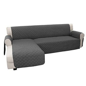 Reversible L-Shaped Sofa Cover for Pets