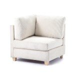 Reversible Modular Sectional Sofa with Movable Ottoman