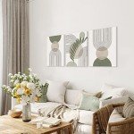 Sage Green Boho Wall Art Set of Three