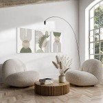 Sage Green Boho Wall Art Set of Three