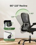 Marsail Ergonomic Mesh Office Chair with Lumbar Support