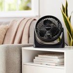 Compact 11-Inch Desk Fan with Adjustable Tilt