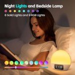 Sunrise Alarm Clock with White Noise & Lights