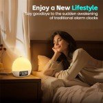 Sunrise Alarm Clock with White Noise & Lights