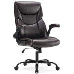 Ergonomic Gaming Chair with Adjustable Height, Brown