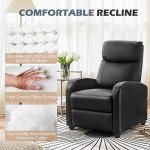 Black Massage Recliner Chair for Home Theater