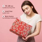 Valentine's Day Scented Candles Gift Set - 12 Pack