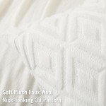 Soft Cream Throw Pillow Covers - Set of 2