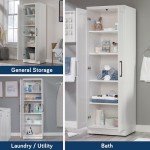 Sauder HomePlus Soft White Storage Cabinet