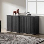 SICOTAS Modern Buffet Cabinet with Storage Shelves