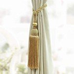 Gold Braided Curtain Holdbacks - Set of 2