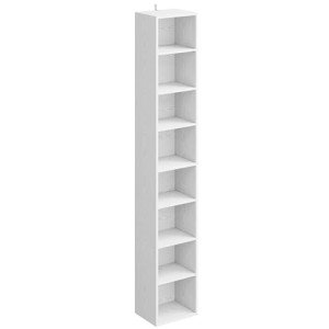 Tall Narrow 8-Tier Bookshelf for Any Room
