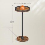 HOOBRO Round Side Table for Small Spaces