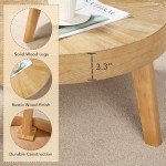Farmhouse Round Coffee Table Set of 3