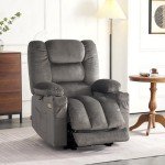 MCombo Electric Recliner Chair with Heat and Massage