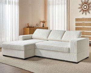 96 Inch Oversized Modern Sectional Sofa with Chaise