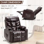 Esright Electric Lift Recliner with Massage & USB