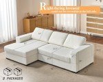 96 Inch Oversized Modern Sectional Sofa with Chaise
