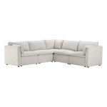 V-Shaped Down Filled Modular Sectional Sofa
