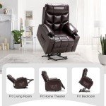 Esright Electric Lift Recliner with Massage & USB