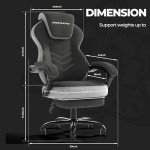 Adjustable Ergonomic Office Chair with Footrest