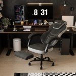 Adjustable Ergonomic Office Chair with Footrest