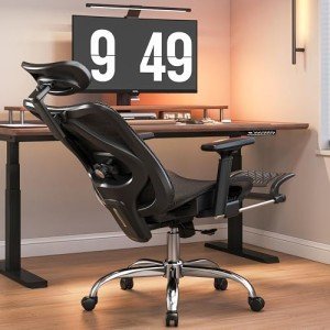 Adjustable Comfort Mesh Office Chair with Lumbar Support