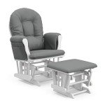 Storkcraft Hoop Glider and Ottoman Set - Gray