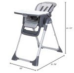Baby Trend Sit Right 2.0 High Chair - Grey