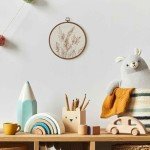 Beige Rustic Fall Floral Wall Art Decor
