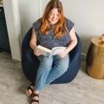 Milano Denim Cobalt Beanbag Chair by Big Joe
