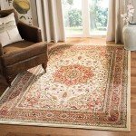 Lyndhurst Ivory & Rust Area Rug - 10' x 14