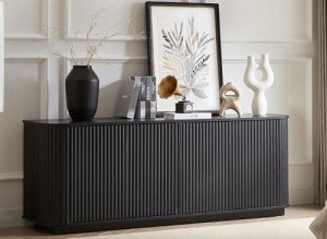 64" Wooden Sideboard Buffet Cabinet with Storage