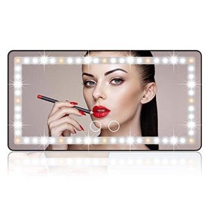 Rechargeable Car Vanity Mirror with 3 Light Modes