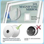 Hollywood Lighted Makeup Vanity Mirror with 10X Magnification