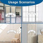 Tri-Fold 3-Way Mirror for Hair Cutting