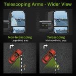 Towing Mirrors for 2003-2007 Chevy Silverado & GMC