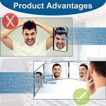 Tri-Fold 3-Way Mirror for Hair Cutting