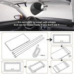 Rechargeable Car Vanity Mirror with 3 Light Modes
