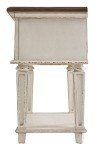 Realyn Cottage Style 1 Drawer Nightstand - Chipped White