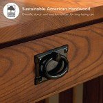 Mission Style End Table with Hidden Compartment