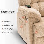 MCombo Power Lift Recliner Chair with Massage & Heat