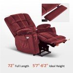 MCombo Dual Motor Lift Recliner Chair with Massage