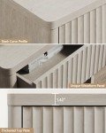 Set of 2 Modern Wood Nightstands with Drawer