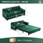 Queen Size Pull-Out Sleeper Sofa Couch Bed
