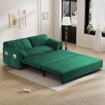 Queen Size Pull-Out Sleeper Sofa Couch Bed