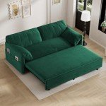 Queen Size Pull-Out Sleeper Sofa Couch Bed
