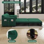 Queen Size Pull-Out Sleeper Sofa Couch Bed