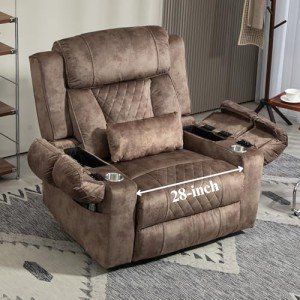 JUUXO Power Lift Recliner with Massage and USB